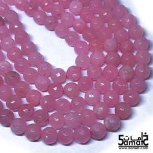 فرع عقيق  فاسيت faceted مقاس 10-  من 36 ل 38 حبه-  كود W