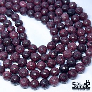 فرع عقيق  فاسيت faceted مقاس 10-  من 36 ل 38 حبه-  كود W