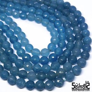 فرع عقيق  فاسيت faceted مقاس 10-  من 36 ل 38 حبه-  كود W