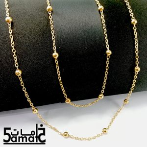 متر سلسله معدن عادي كور علي أبعاد ذهبي محمر
