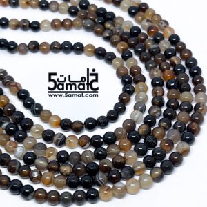 فرع عقيق سليماني ناعم أملس مقاس 6- في حدود 60 حبه- كود W