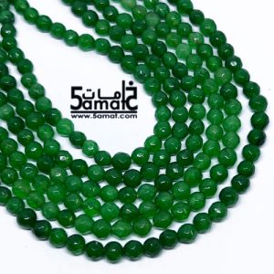 فرع عقيق فاسيت faceted مقاس 6- في حدود 60 حبه- كود W