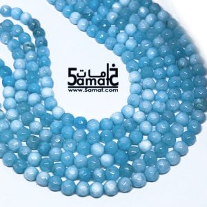 فرع عقيق فاسيت faceted مقاس 6- في حدود 60 حبه- كود W