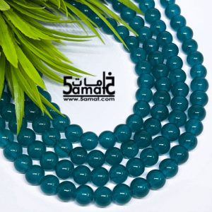 فرع خرز مرمر دبل زجاج مقاس 8 – لون جنزاري – في حدود 100 حبه