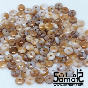 خرز أكريلك ترمسه رخامي -بيج- 20 جرام