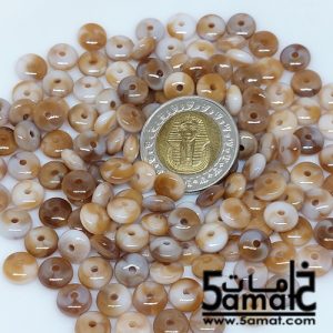 خرز أكريلك ترمسه رخامي -بيج- 20 جرام