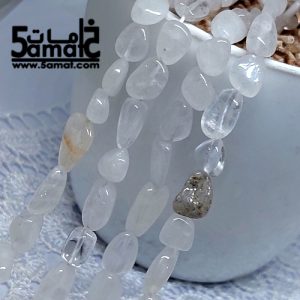 فرع  مفرد كوارتز شفاف Clear Quartz- حبات متوسطه روك غير منتظمه – من 36 ل38 سم – كود AG2026
