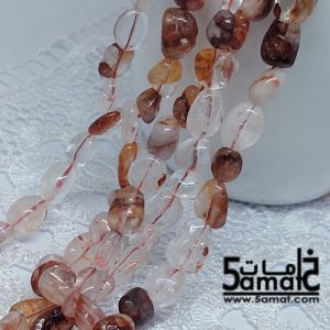 فرع كوارتز  Hematite Quartz- Inclusion Quartz- حبات متوسطه روك غير منتظمه – من 36 ل38 سم – كود AG2026