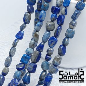 فرع مفرد لازورد-Lapis Lazuli- حبات صغيره  روك غير منتظمه – من 36 ل38 سم – كود AG2026