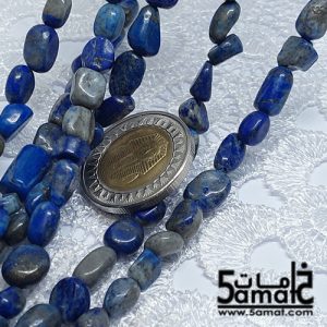 فرع مفرد لازورد-Lapis Lazuli- حبات صغيره  روك غير منتظمه – من 36 ل38 سم – كود AG2026
