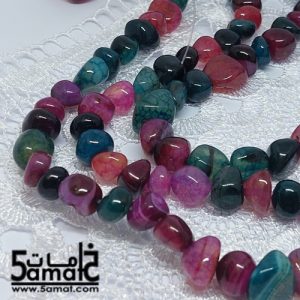 فرع عقيق  مفرد – حبات كبيره روك غير منتظمه مقاس 10- من 36 ل38 سم- في حدود 36 حبه – كود AG2026- ألوان ميكس