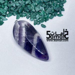 دلايه عقيق مصقول غير متكرره  بتعليقه معدن- كودWN20261