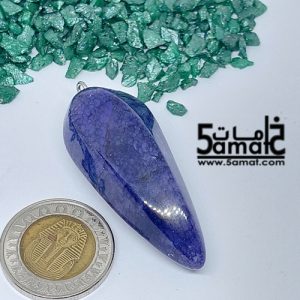 دلايه عقيق مصقول غير متكرره  بتعليقه معدن- كودWN20261