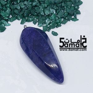 دلايه عقيق مصقول غير متكرره  بتعليقه معدن- كودWN20261