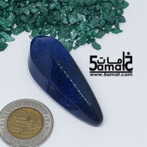 دلايه عقيق مصقول غير متكرره  بتعليقه معدن- كودWN20261