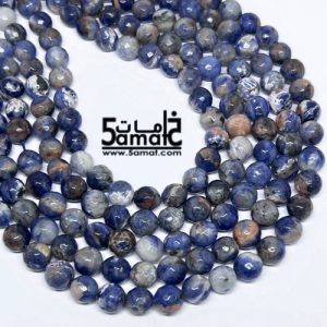 فرع حجر سوداليت Sodalite مقاس 8- من 44 ل 45 حبه   – من 36 ل38 سم – كود AG2026