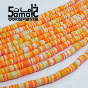 فرع خرز ربر جاميكا – قطر 6مم- طول الفرع من 38 ل40 سم تقريبا – ميكس