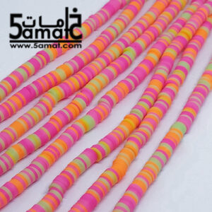 فرع خرز ربر جاميكا – قطر 6مم- طول الفرع من 38 ل40 سم تقريبا – ميكس