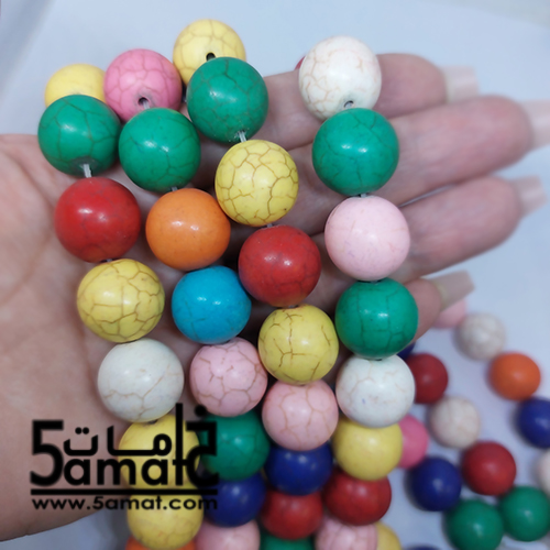 فرع فيروز مدور ميكس- مقاس 16 في حدود 24 حبه - الصورة 2