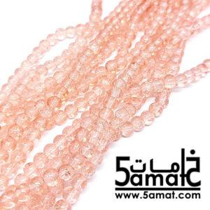 فرع  دبل فتافيت السكر زجاج مقاس 8 مم – في حدود  100حبه – لون سيمون