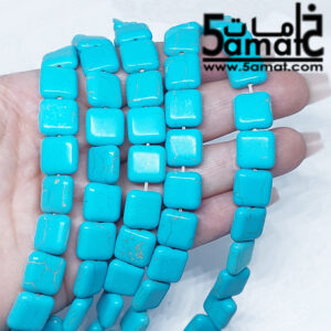 فرع خرز فيروز – مربعات مقاس 12- في حدود 30 حبه