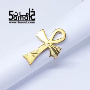 خاتم  ستانلس ذهبي – فري سايز – قابل للتوسيع –  مقاوم للصدأ – موديل فرعوني