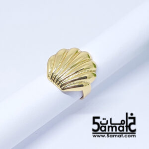 خاتم  ستانلس ذهبي – فري سايز – قابل للتوسيع –  مقاوم للصدأ- موديلات الصيف