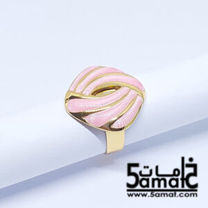 خاتم  ستانلس ذهبي – فري سايز – قابل للتوسيع –  مقاوم للصدأ