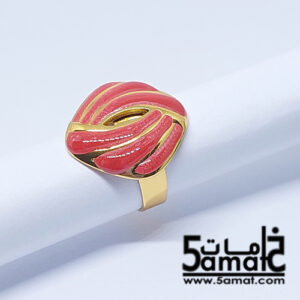 خاتم  ستانلس ذهبي – فري سايز – قابل للتوسيع –  مقاوم للصدأ