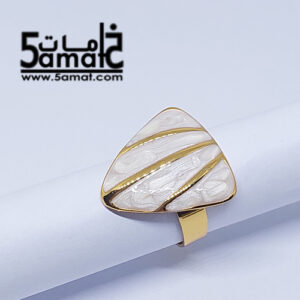 خاتم  ستانلس ذهبي – فري سايز – قابل للتوسيع –  مقاوم للصدأ