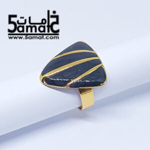 خاتم  ستانلس ذهبي – فري سايز – قابل للتوسيع –  مقاوم للصدأ