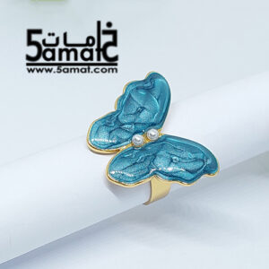 خاتم  ستانلس ذهبي – فري سايز – قابل للتوسيع –  مقاوم للصدأ