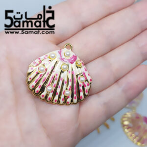 دلايه ذهب صيني صدفه ملونه  – قطعه واحده