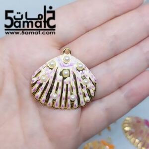 دلايه ذهب صيني صدفه ملونه  – قطعه واحده